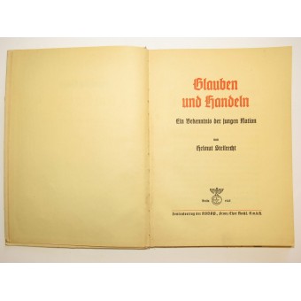 Libro Propaganda per il tedesco della Gioventù. Espenlaub militaria